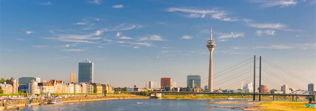 Skyline der Landeshauptstadt Düsseldorf