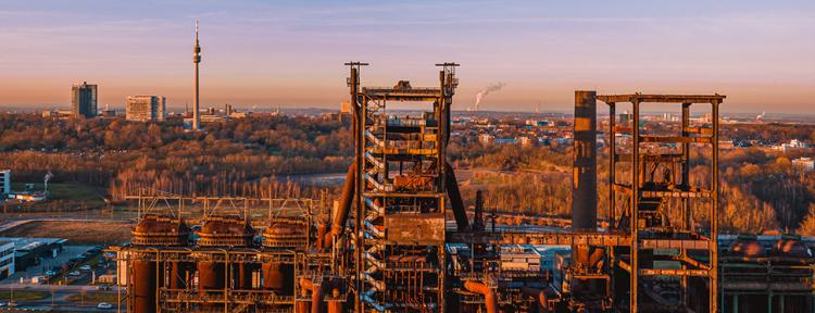 Stadtpanorama von Dortmund